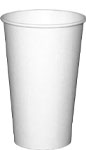 16 oz White Coffee Cup